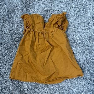 Mustard Yellow Baby Dress